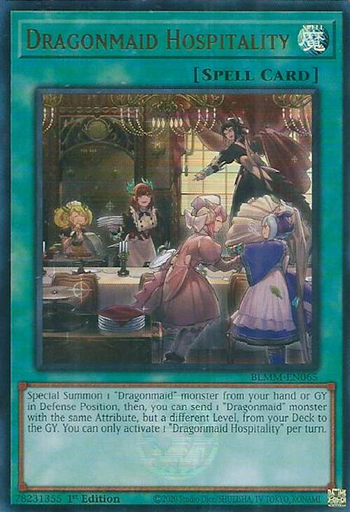 Dragonmaid Hospitality [BLMM-EN065] Ultra Rare | Good Games Morley