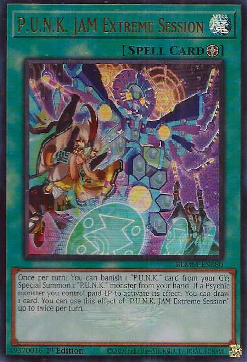 P.U.N.K. JAM Extreme Session [BLMM-EN080] Ultra Rare | Good Games Morley