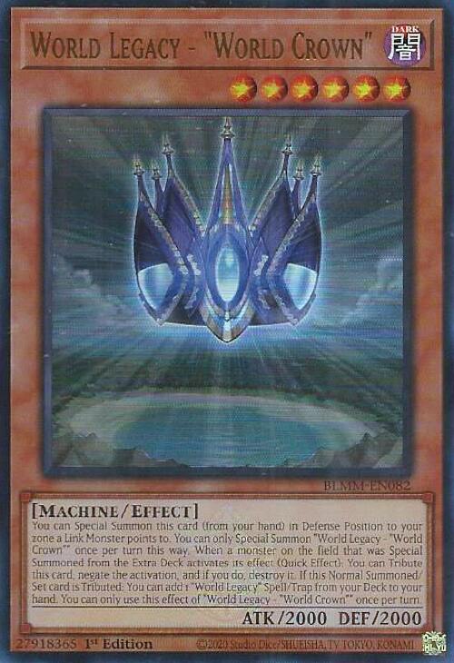 World Legacy - "World Crown" [BLMM-EN082] Ultra Rare | Good Games Morley