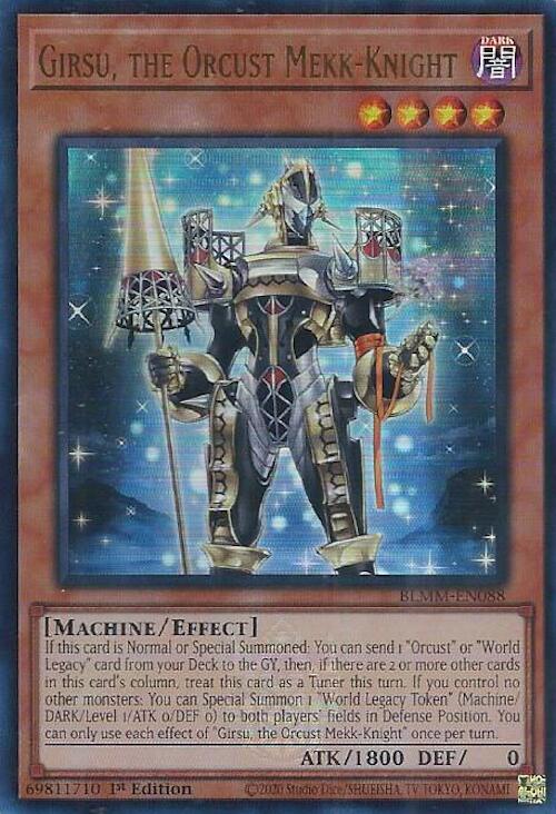 Girsu, the Orcust Mekk-Knight [BLMM-EN088] Ultra Rare | Good Games Morley