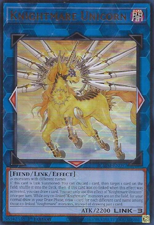 Knightmare Unicorn [BLMM-EN092] Ultra Rare | Good Games Morley