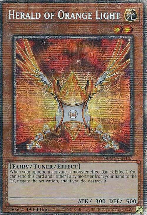Herald of Orange Light (Starlight Rare) [BLMM-EN103] Starlight Rare | Good Games Morley