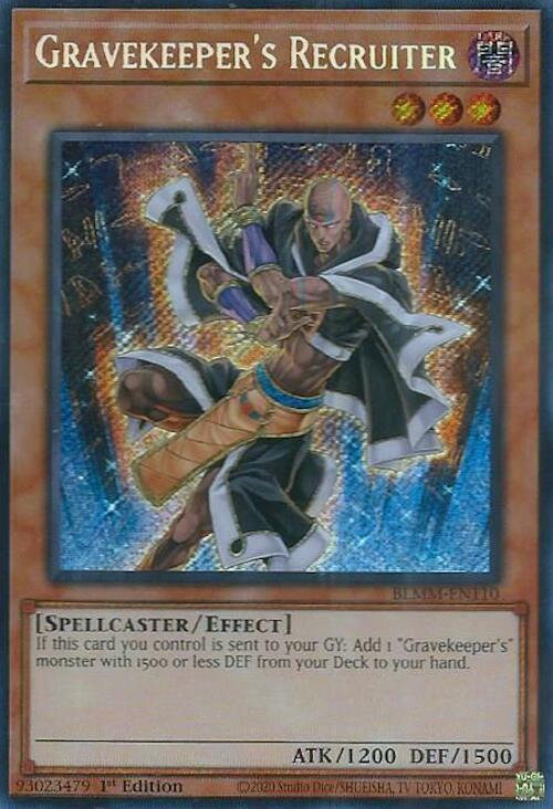Gravekeeper's Recruiter [BLMM-EN110] Secret Rare | Good Games Morley