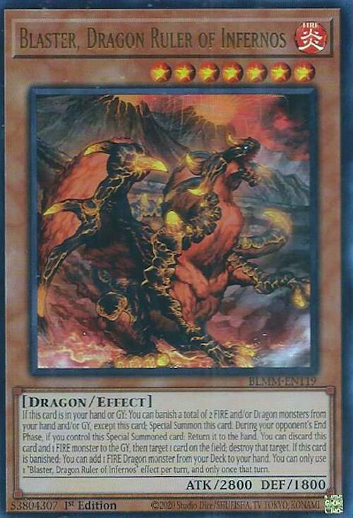 Blaster, Dragon Ruler of Infernos [BLMM-EN119] Ultra Rare | Good Games Morley