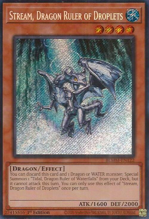 Stream, Dragon Ruler of Droplets [BLMM-EN122] Secret Rare | Good Games Morley