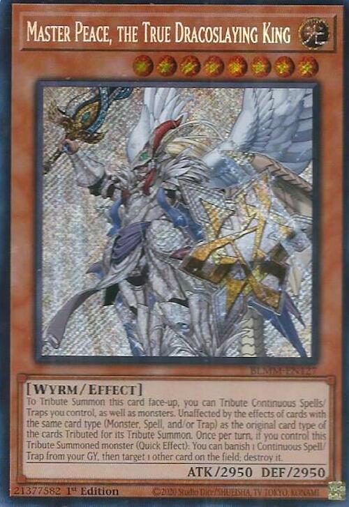 Master Peace, the True Dracoslaying King [BLMM-EN127] Secret Rare | Good Games Morley
