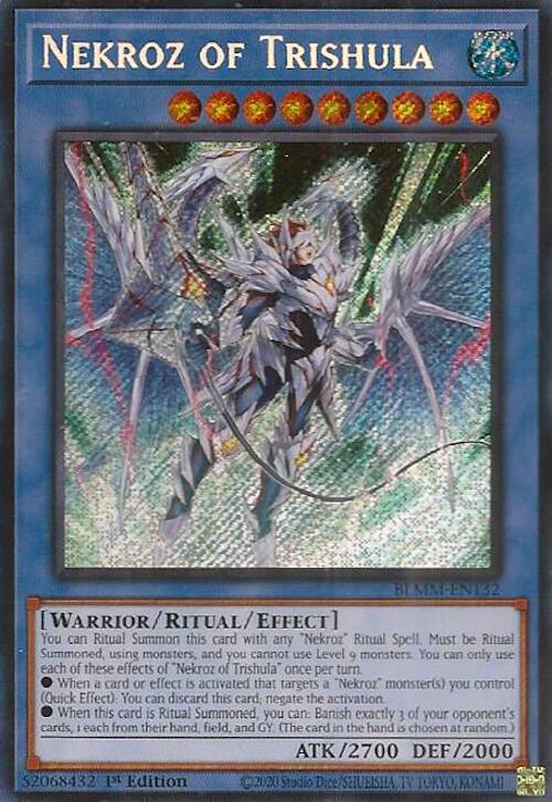 Nekroz of Trishula [BLMM-EN132] Secret Rare | Good Games Morley