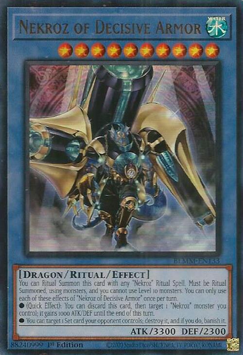 Nekroz of Decisive Armor [BLMM-EN133] Ultra Rare | Good Games Morley