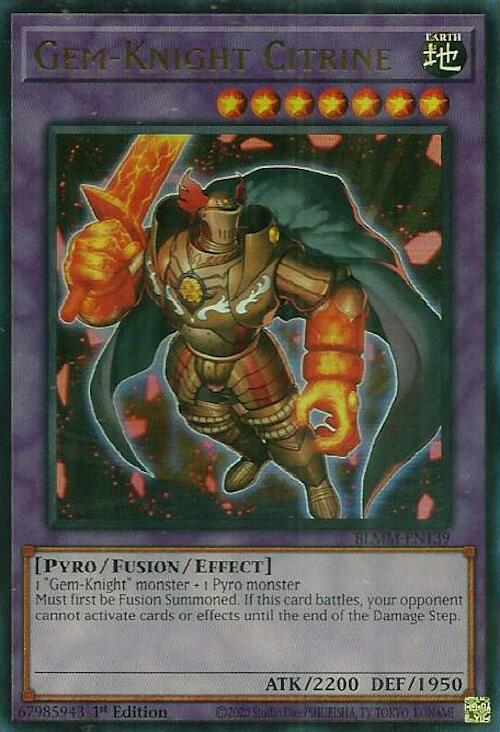 Gem-Knight Citrine [BLMM-EN139] Ultra Rare | Good Games Morley