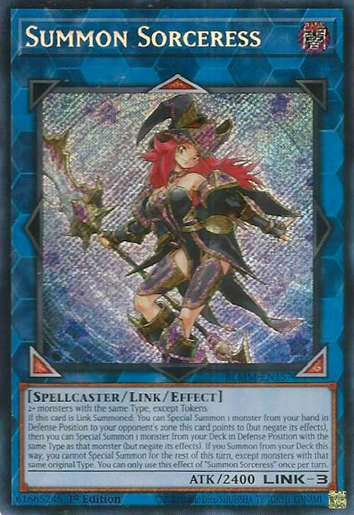 Summon Sorceress [BLMM-EN157] Secret Rare | Good Games Morley