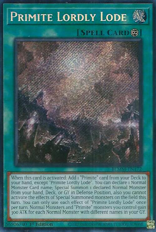 Primite Lordly Lode [BLMM-EN172] Secret Rare | Good Games Morley