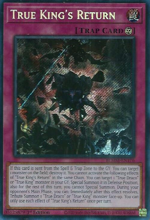 True King's Return [BLMM-EN176] Secret Rare | Good Games Morley