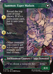 Esper Origins // Summon: Esper Maduin (Borderless) [FINAL FANTASY] | Good Games Morley