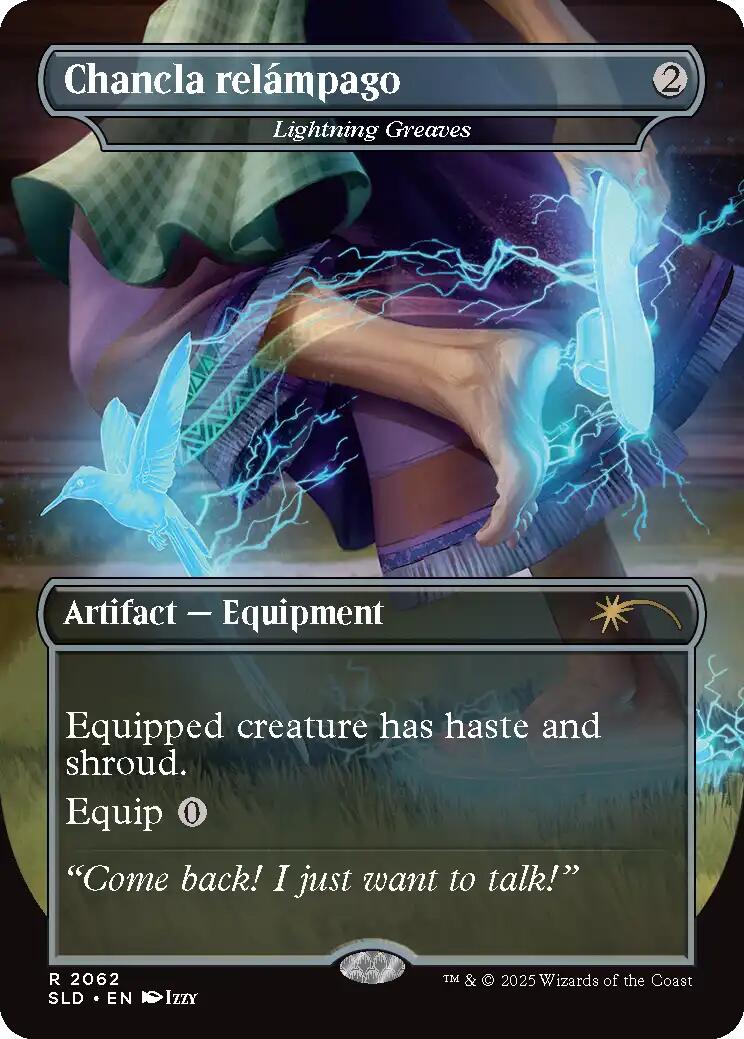 Chancla relampago - Lightning Greaves [Secret Lair Drop Series] | Good Games Morley