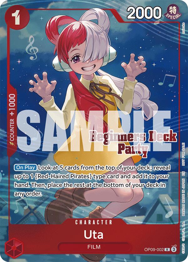Uta (ST-23 - ST-28 Beginners Deck Party) [Winner] [One Piece Promotion Cards] | Good Games Morley