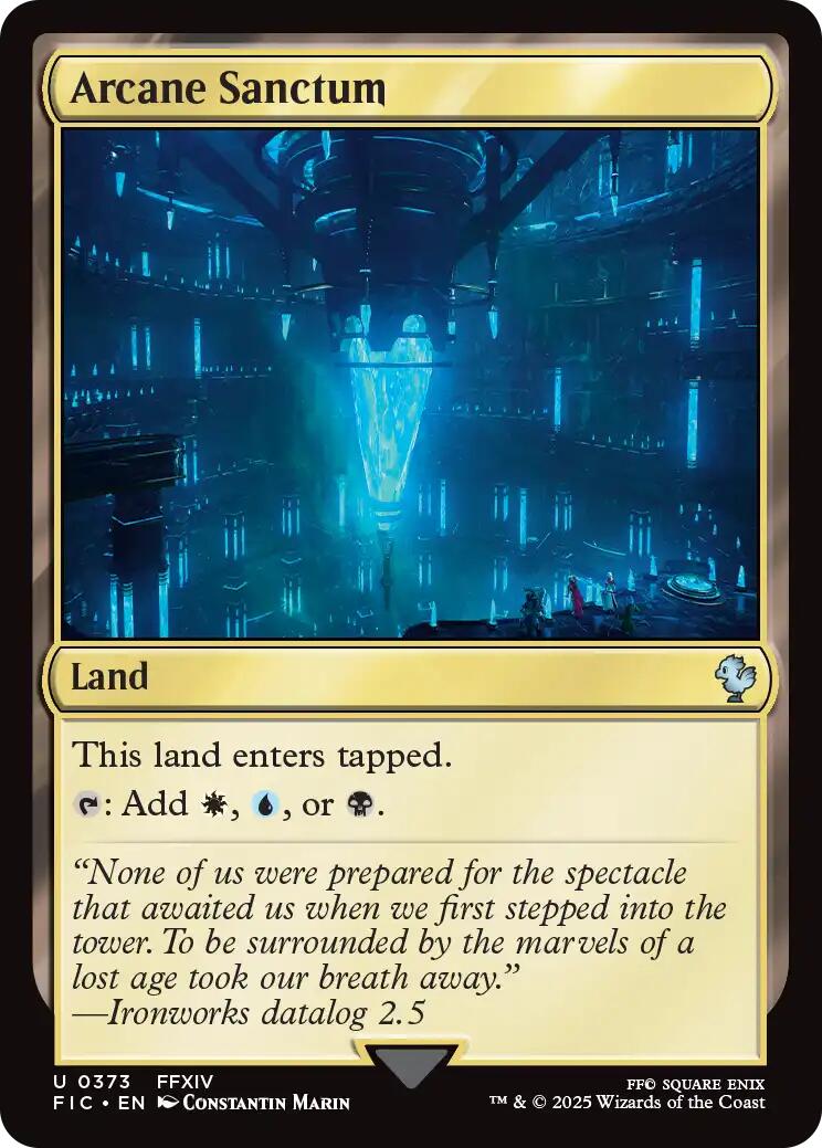 Arcane Sanctum (Surge Foil) [FINAL FANTASY Commander] | Good Games Morley