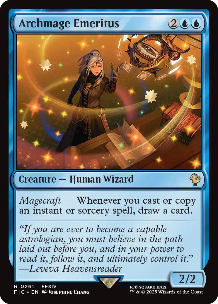 Archmage Emeritus (Surge Foil) [FINAL FANTASY Commander] | Good Games Morley