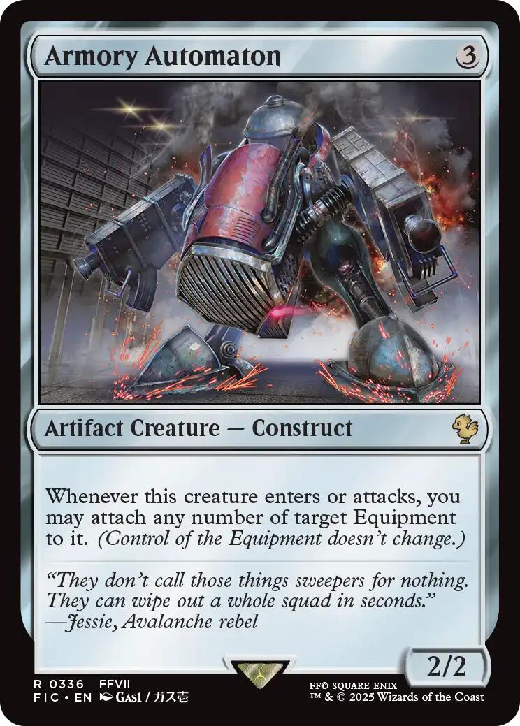 Armory Automaton (Surge Foil) [FINAL FANTASY Commander] | Good Games Morley