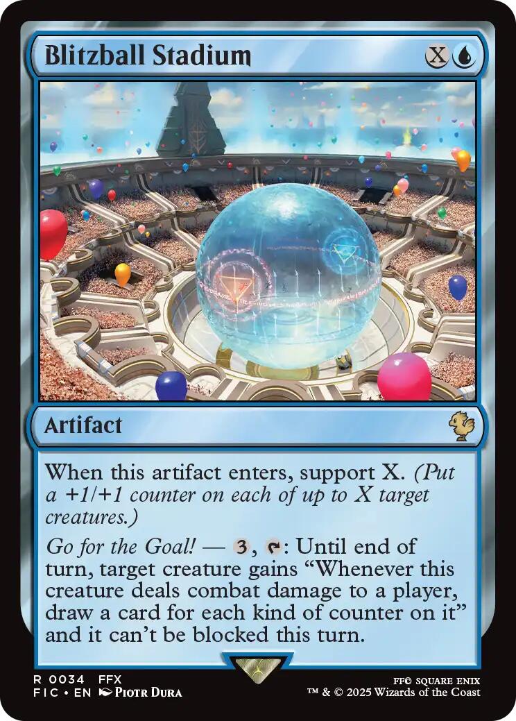 Blitzball Stadium (Surge Foil) [FINAL FANTASY Commander] | Good Games Morley