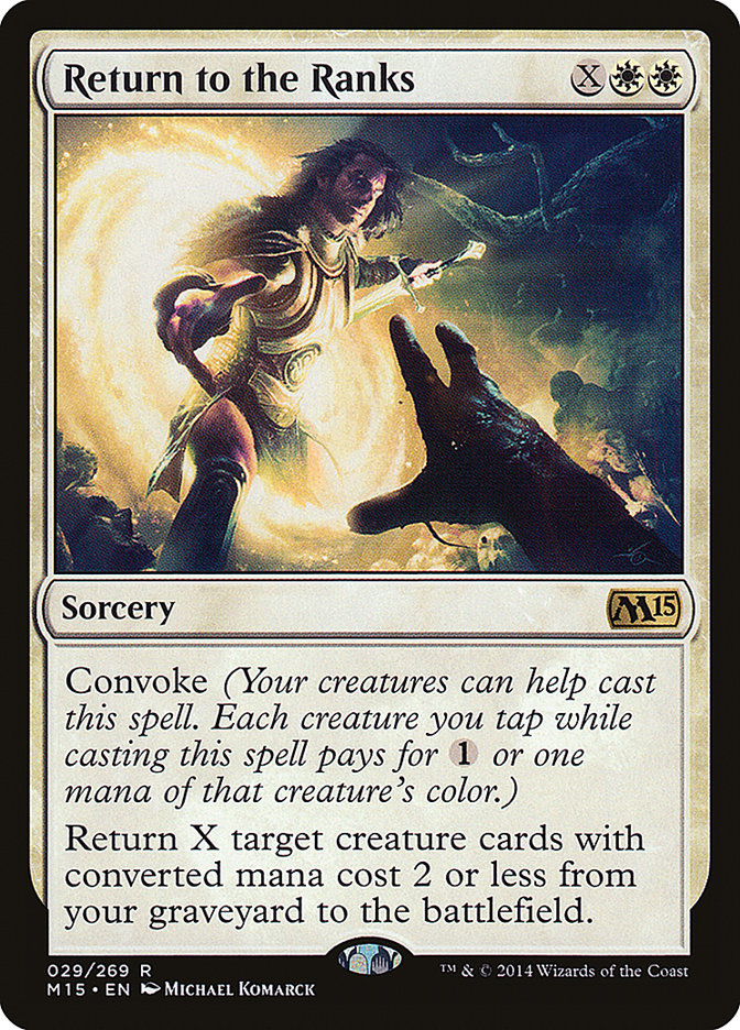 Return to the Ranks 29/269 (Magic 2015 (M15))  | Good Games Morley