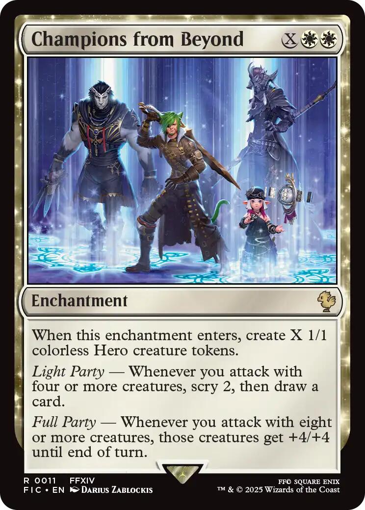 Champions from Beyond (Surge Foil) [FINAL FANTASY Commander] | Good Games Morley