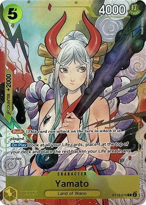 Yamato (Illustration Box Vol.2) ST13-016 (One Piece Promotion Cards)  - Foil | Good Games Morley