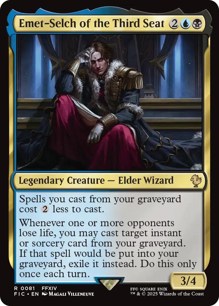 Emet-Selch of the Third Seat (Surge Foil) [FINAL FANTASY Commander] | Good Games Morley