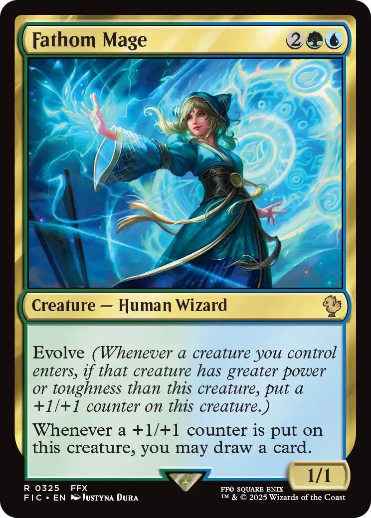 Fathom Mage (Surge Foil) [FINAL FANTASY Commander] | Good Games Morley