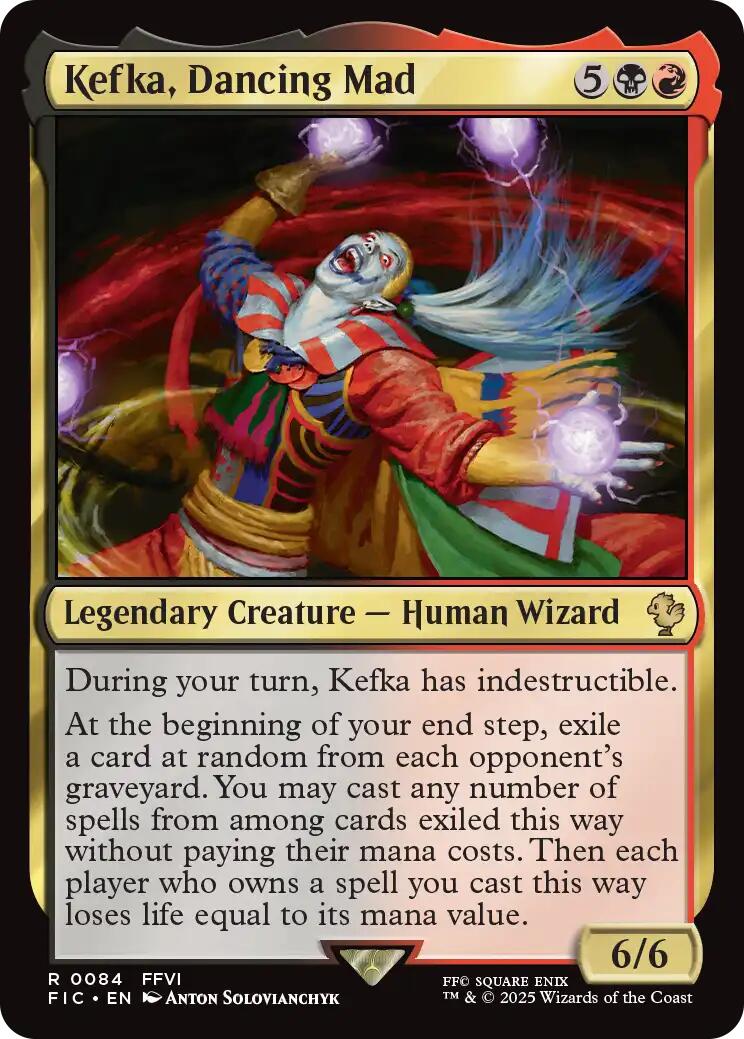 Kefka, Dancing Mad (Surge Foil) [FINAL FANTASY Commander] | Good Games Morley