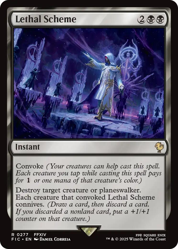Lethal Scheme (Surge Foil) [FINAL FANTASY Commander] | Good Games Morley