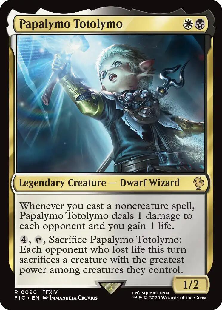 Papalymo Totolymo (Surge Foil) [FINAL FANTASY Commander] | Good Games Morley