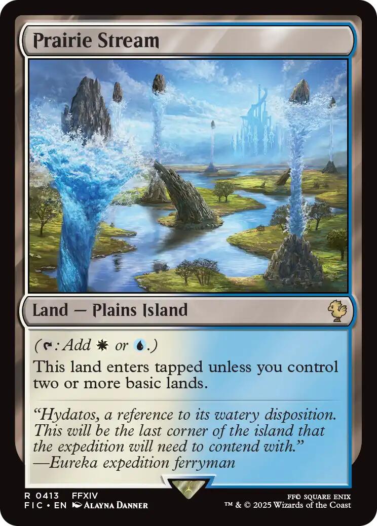 Prairie Stream (Surge Foil) [FINAL FANTASY Commander] | Good Games Morley