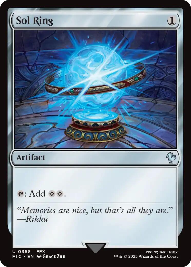 Sol Ring (0358) (Surge Foil) [FINAL FANTASY Commander] | Good Games Morley