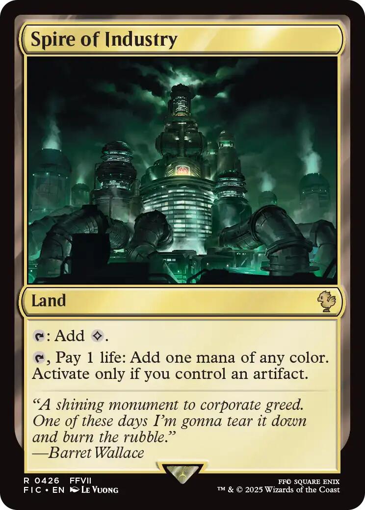 Spire of Industry (Surge Foil) [FINAL FANTASY Commander] | Good Games Morley