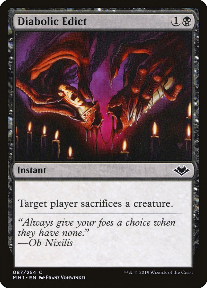 Diabolic Edict 87 (Modern Horizons)  | Good Games Morley