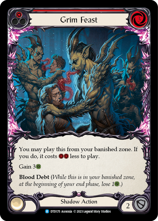 Grim Feast (Red) [DTD175] (Dusk Till Dawn)  Rainbow Foil | Good Games Morley