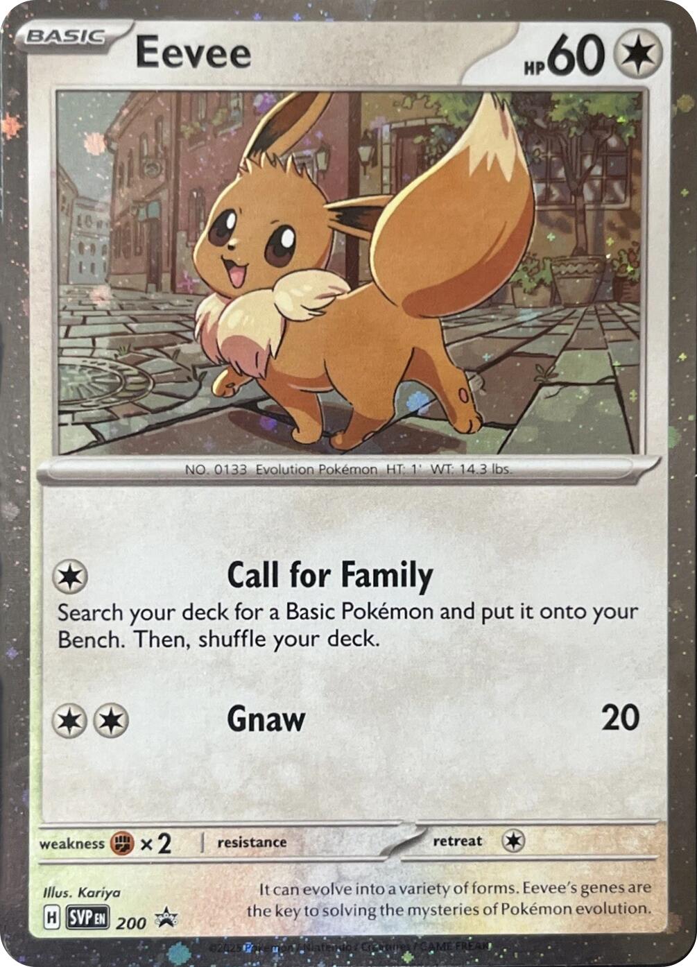 Eevee (200) (Cosmos Holo) [Scarlet & Violet: Black Star Promos] | Good Games Morley