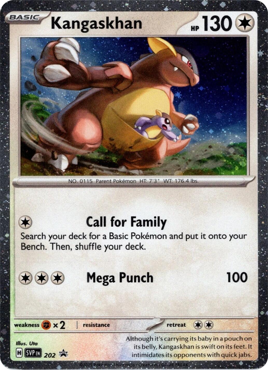 Kangaskhan (202) (Cosmos Holo) [Scarlet & Violet: Black Star Promos] | Good Games Morley