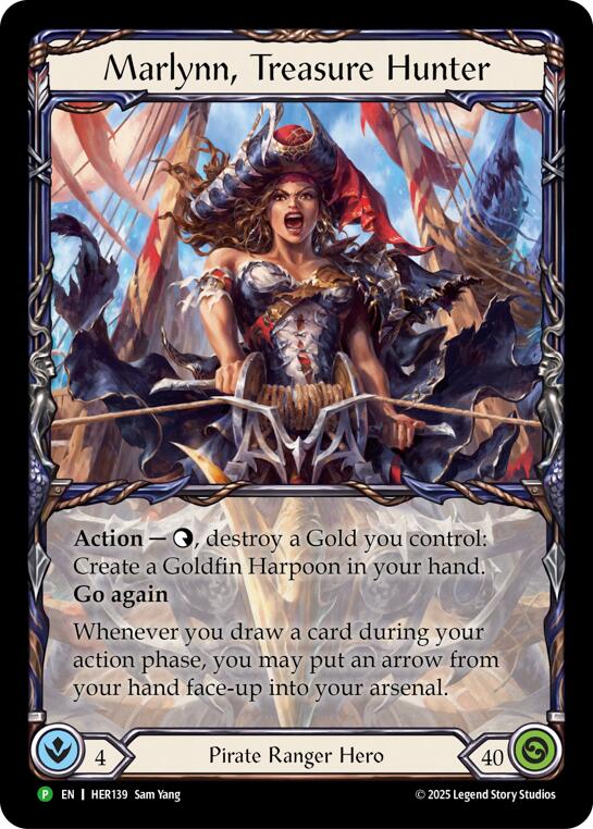 Marlynn, Treasure Hunter [HER139] (Promo)  Rainbow Foil | Good Games Morley