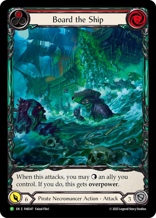 Board the Ship [FAB347] (Promo)  Rainbow Foil | Good Games Morley