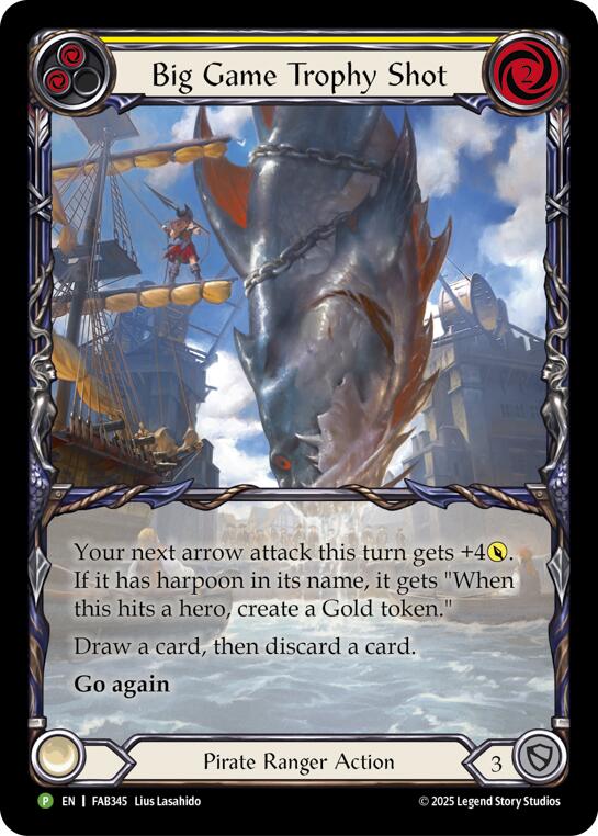 Big Game Trophy Shot [FAB345] (Promo)  Rainbow Foil | Good Games Morley