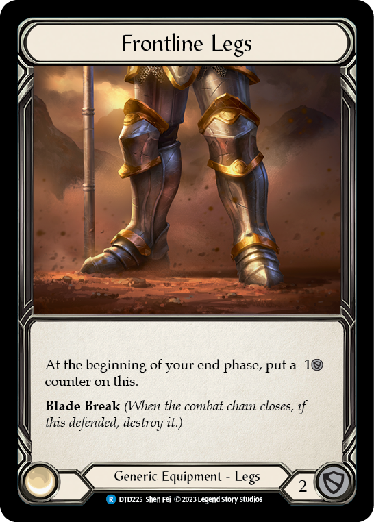Frontline Legs [DTD225] (Dusk Till Dawn)  Cold Foil | Good Games Morley