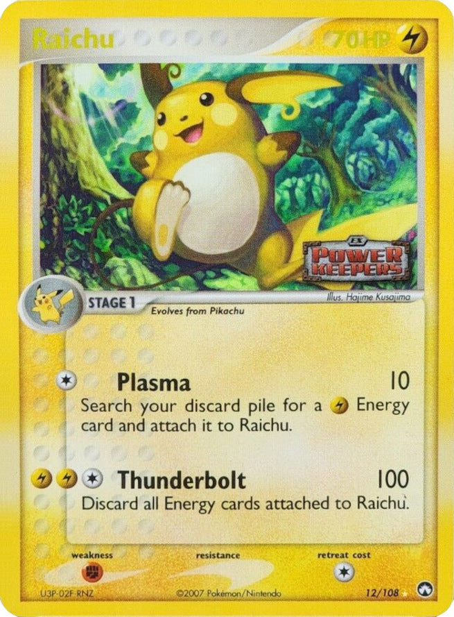 Raichu (12/108) (Stamped) [EX: Power Keepers] | Good Games Morley