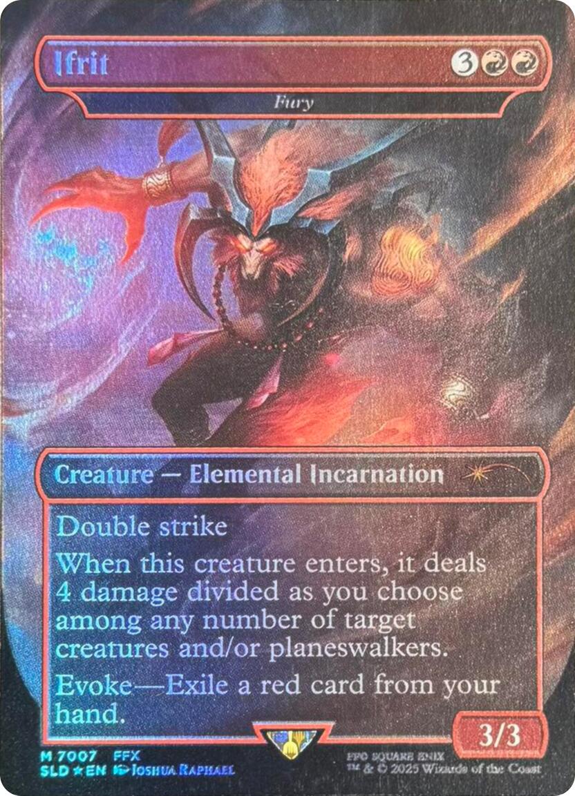 Ifrit - Fury (Rainbow Foil) [Secret Lair Drop Series] | Good Games Morley