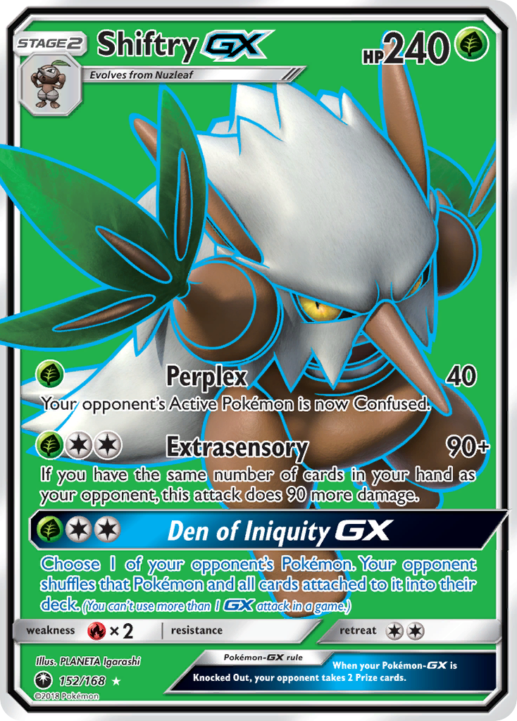Shiftry GX (152/168) [Sun & Moon: Celestial Storm] | Good Games Morley