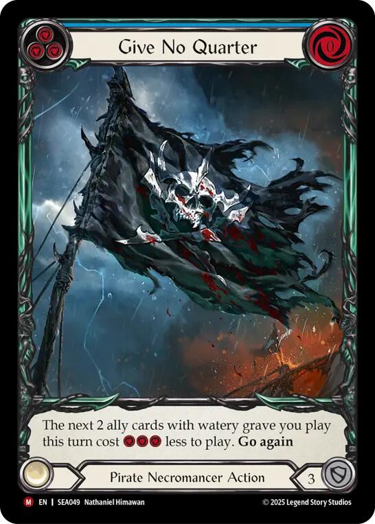 Give No Quarter (Extended Art) [SEA049] (High Seas)  Rainbow Foil | Good Games Morley