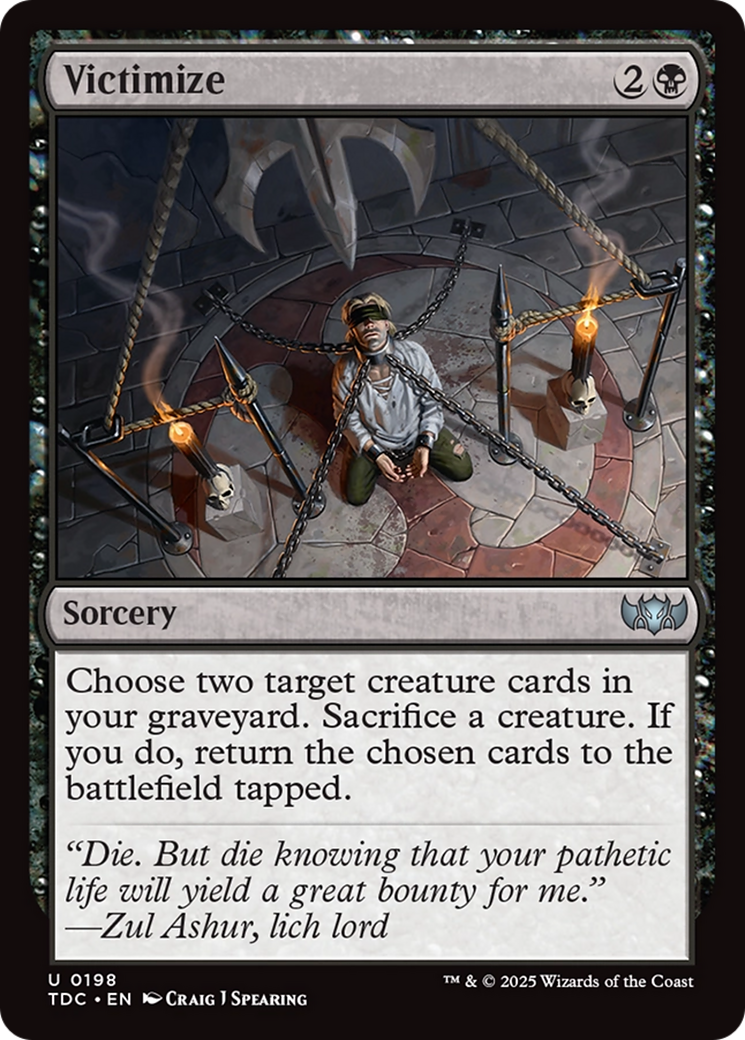 Victimize [Tarkir: Dragonstorm Commander] | Good Games Morley