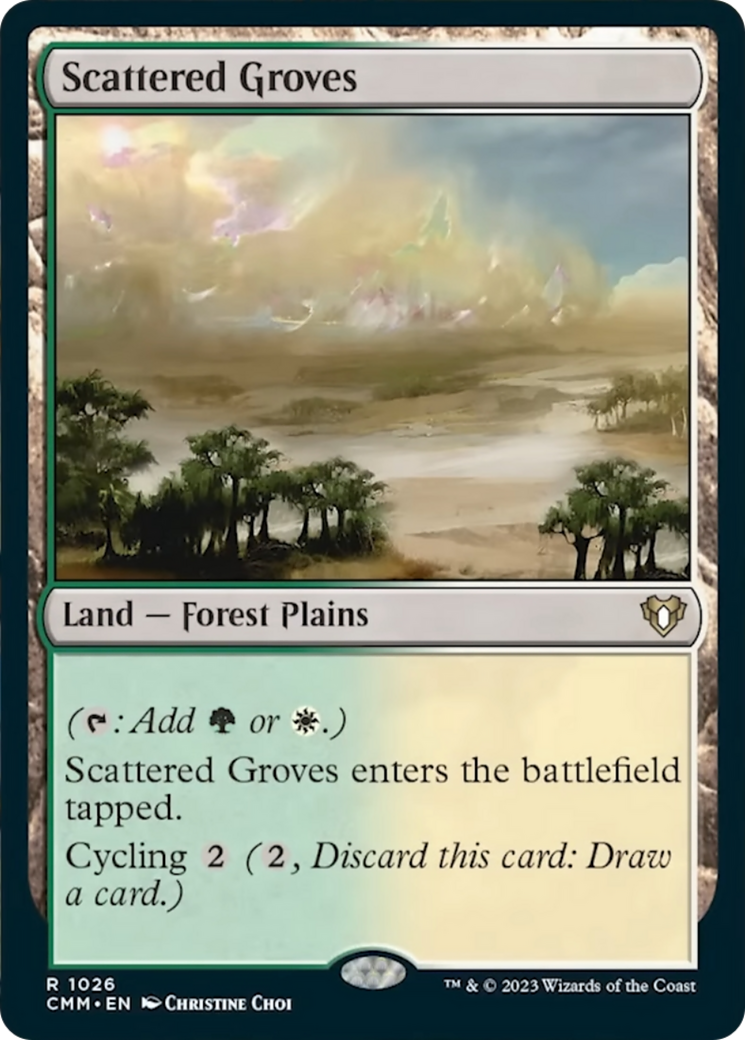 Scattered Groves [Commander Masters] | Good Games Morley