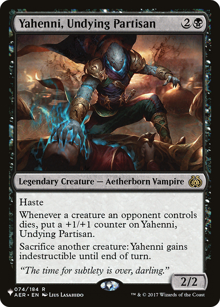 Yahenni, Undying Partisan [The List] | Good Games Morley