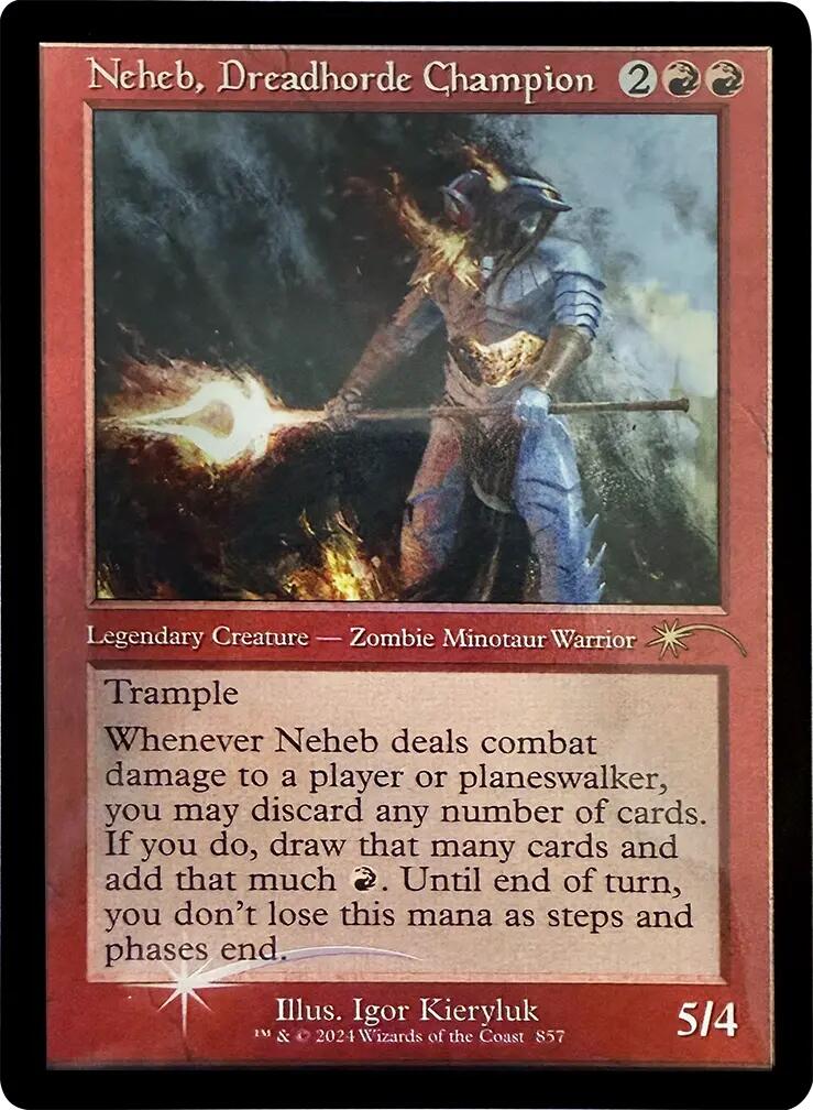 Neheb, Dreadhorde Champion (Retro Frame) [Secret Lair Drop Series] | Good Games Morley